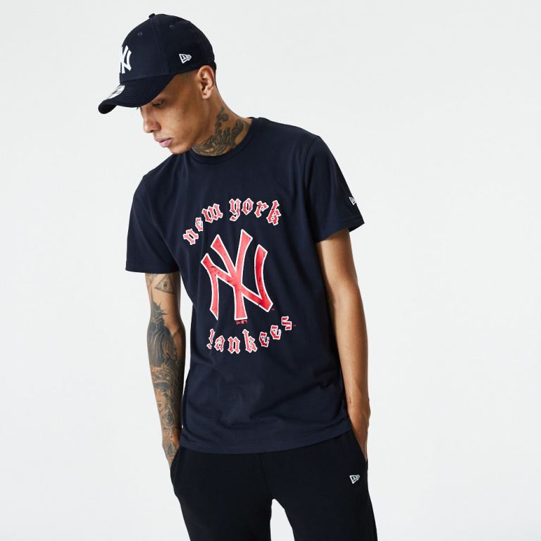 Ropa New Era Mlb Azules - New York Yankees Retro Team Logo 79062GHIU